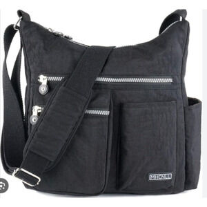 MHCNLL Crossbody Bag with Anti Theft RFID Pocket Black